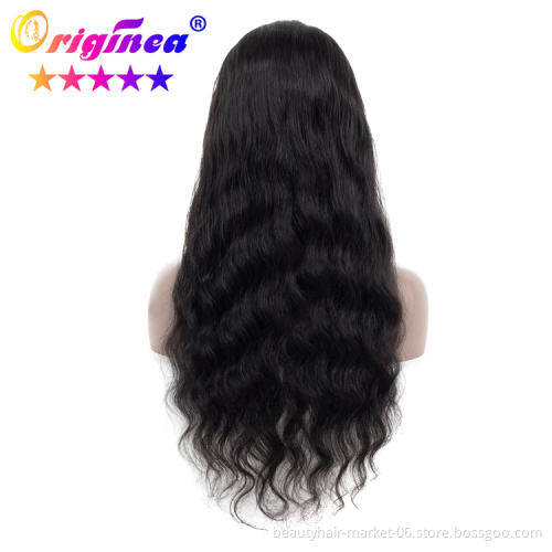 Cheap price high quality pineapple wave natural color 360 lace front wig tunisia wig